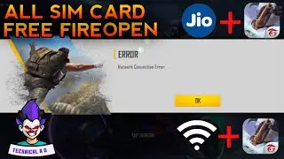 ALL SIM CARD FREE FIRE OPEN 100% WARK NETROK SOLVE TECHNICAL A.D LIKE COMMENT SUBSCRIBE SHARE