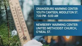 Local warming centers are opening due to cold weather
