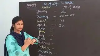 Trick to remember No. of days of months