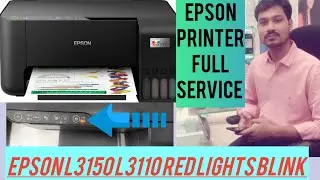 Epson printer L3150 L3110 Red Lights blink Paper Jaam Full Service best quality photo#epson #service
