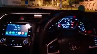 Honda Civic night drive status