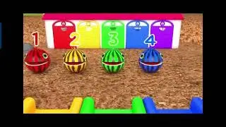 VIDEO OF TRAIN GCB TOY CARTOON TOYS BUS TRACTER CRANE CARS KIDS 5.