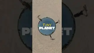 How I used the insta360 X5 to create this tiny planet effect in less than a minute