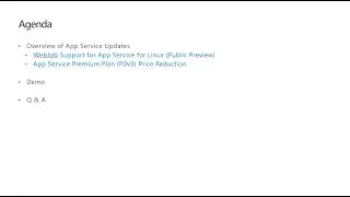 Latest Updates in Azure App Services