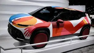 2022 Fisker Ocean - Wild Colorful EV Fisker Ocean - 2021 LA Auto Show