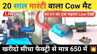 20 साल गारंटी वाला Cow Mat खरीदें सीधा Factory से सस्ते दाम पर | ARAVALI, JAMIDAR, Royal Kisan 
