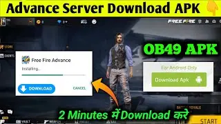 FF advance server | how to download OB49 advanced server | free fire advance server kaise open karen