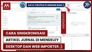 Tutorial Mendeley : Cara Sinkronisasi Artikel Jurnal Di Mendeley Desktop Dan Web Importer