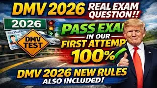 2026 Latest DMV Test Question || DMV New Rules 2026 || How to pass DMV Test Exam in first attempt