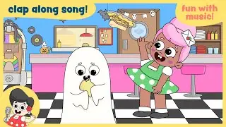 A Ghost ate my Toast! Clap along Halloween song for kids | RockaBetty