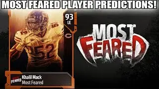 MOST FEARED PLAYERS! MOST FEARED PLAYER PREDICTIONS! | MADDEN 19 ULTIMATE TEAM