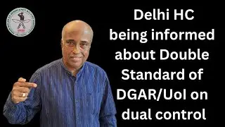 DGAR/ GoI milkar Judiciary/ AR pers ko dual control ke samband me bewakoof bana rahen hai.