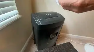 Paper shredder maintenance hack (lubrication)