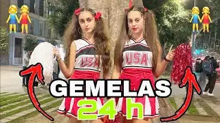 24 HORAS SIENDO GEMELAS CON MI MEJOR AMIGA 🎃 ME VOY de FIESTA CON MIS AMIGAS en HALLOWEEN