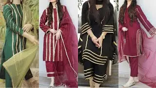 Gota Patti Work Dresses | Party Wear Dresses With Gota Work | Designer Gota Patti Work Dress Designs