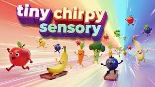 Baby Sensory - Colors, Music and Fun Animation | High contrast animation with cute sounds