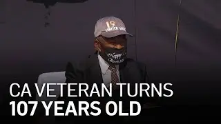 World War II Vet Celebrates 107th Birthday With Drive-By Party