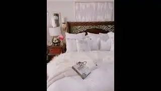 #diydecor bedroom #makeover Silver and white 😍 ￼🌸🌸🌸💕