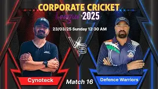 CCL Match 15 Cynoteck Vs Defence Warriors   #ccl2025  #cricketlive @burans1981 #t20cricket #ipl2025