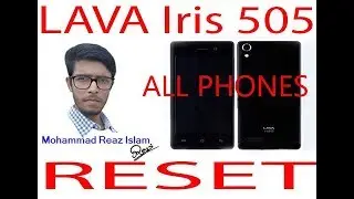Lava Iris 505 Hard Reset//How To Reset Lava 505//All lava hard reset