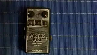 PedalTerror #1 - Обзор гитарной педали Brightone Speaker Box SB-1