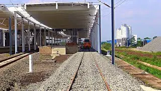 Progres Pemasangan REL di Jalur 1 Stasiun Kereta Cepat Tegalluar - 10 Januari 2023