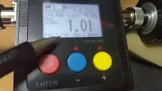Probando la potencia del Anytone 868 convertido a 878 con el Surecom. (perdonad, se cort&oacute; el v&iacute;deo)