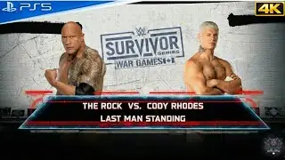The Rock vs Cody Rhodes || Survivor Series War Games || WWE 2K25 || PS5 Gameplay