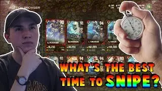 В какое время лучше всего стрелять из снайперской винтовки на аукционе?... (Madden 17 Ultimate Team)