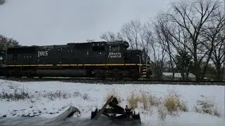 2/5/25 Illinois Central Death Stars hit two small towns in Illinois! #railfanning