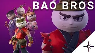 [4K] Fortnite - Bao Bros (All Styles 3D Model Showcase)