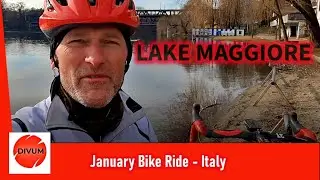 BIKE RIDE | FELT AR2 Di2 aero bike - 85km around Lake Maggiore Italy, January -