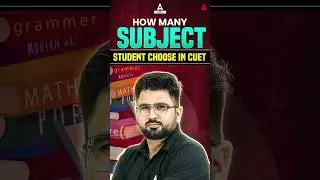 How Many Subject Students Choose in CUET Exam 🔥💯#shorts