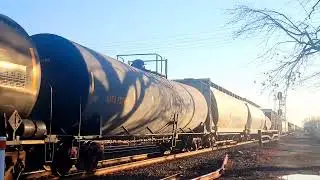 CSX pipe train Muncie, In 02-26-2024