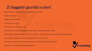 VIDEO RIASSUNTO DIRITTO PRIVATO COMPLETO