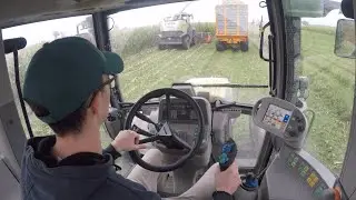 [Cab View] FENDT 412 | Koszenie kukurydzy | Mais Silage