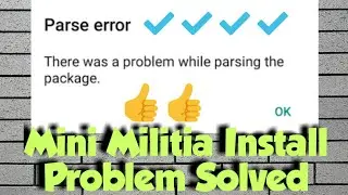 How to solve Mini Militia Installing problem, very easy trick.😎😎✔️✔️👍