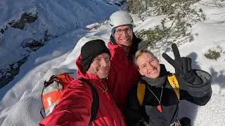 Ice canyoning - descending a frozen river =)