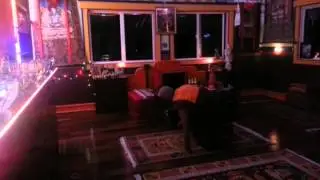 Lama Zopa Rinpoche doing prostrations late at night