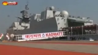 INS Kadmatt commissioned at Visakhapatnam
