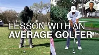Golf Lesson with Regular Golfer