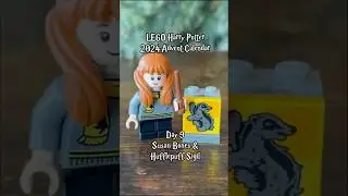 LEGO Harry Potter 2024 Advent Calendar Day 9 - Susan Bones & Hufflepuff Sigil