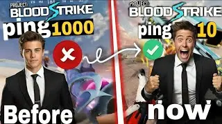 أخطر طريقة لحل مشكلة البنج في Blood Strike | العب ببنج 10 🔥