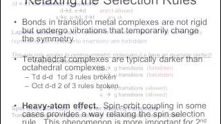 Electronic Spectra, part 2
