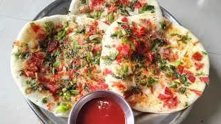 १० मिनिटांत बनवा मऊ आणि लुसलुशीत रवा उत्तप्पा | Instant Rava Uttapam Recipe | Tirtha Kitchen