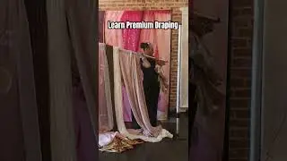 How to SWAG backdrop curtains #pipeanddrape #weddingbackdrop