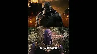 Darkseid vs Thanos (All Forms) | BATTLE | #shorts
