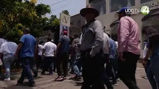 Estudiantes del Cu Costa Sur se suman a la mega marcha del 26 de mayo