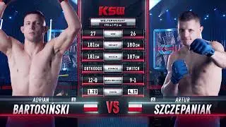 KSW Free Fight: Adrian Bartosiński vs. Artur Szczepaniak - Darmowa walka XTB KSW 89