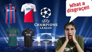 RANKING CHAMPIONS LEAGUE 2022/ 23 KITS ( HOME,AWAY AND THIRD KIT) ( ENGLISH VIDEO)